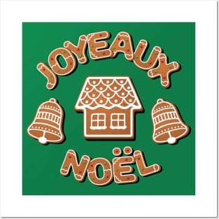 Gingerbread Joyeaux Noel Posters and Art